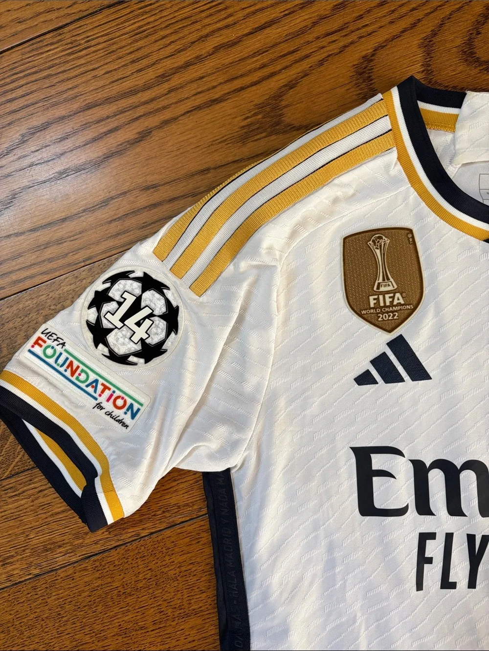 2023 Real Madrid Vini 7 Men's Home Soccer Kit